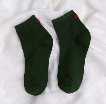 Calcetines de Algodón para Mujer con Diseño de Corazones - Otoño e Invierno - Image 5