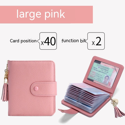 Cartera Protectora de Licencia de Conducir Estilo Coreano con Múltiples Compartimentos - Image 20