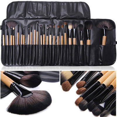 Set Completo de 24 Brochas de Maquillaje Profesional con Cerdas Naturales - Image 23