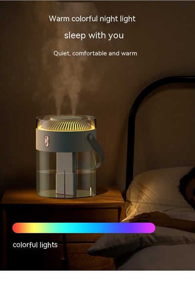 Humidificador Ultrasónico 26L con Luz Ambiental - Uso Comercial y Portátil - Image 33