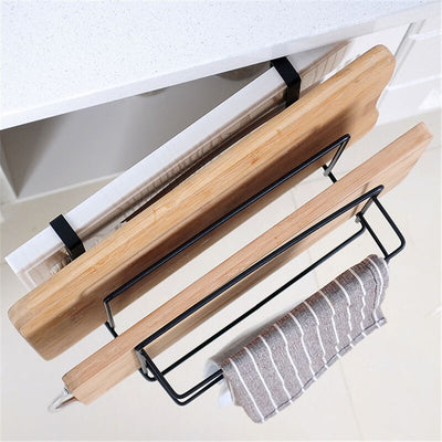 Organizador Colgante Doble para Cocina con Soporte de Tabla de Cortar - Image 2