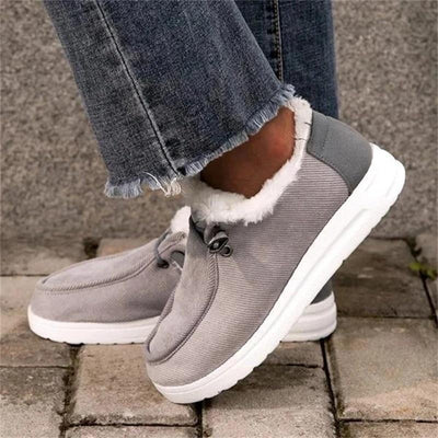 Zapatos Planos de Algodón Cálidos para Mujer - Image 5