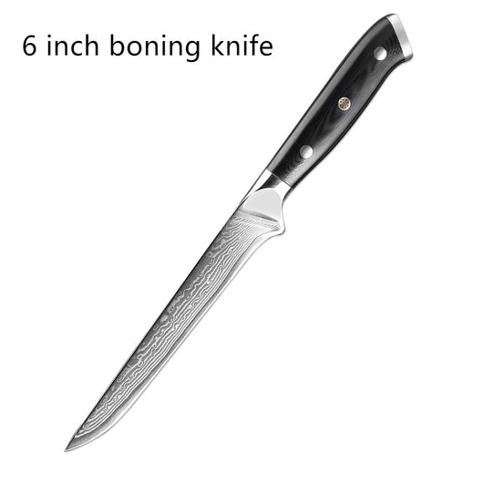 Cuchillo Chef Damasco Acero Inoxidable Estilo Occidental - Image 15
