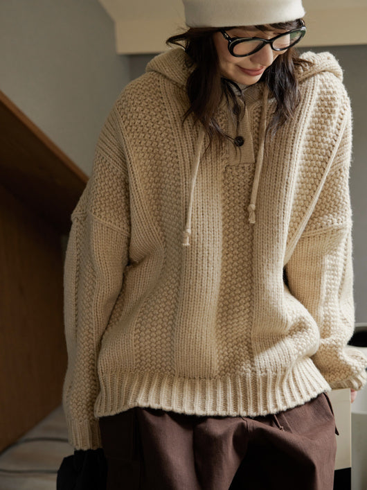 Suéter Tejido con Capucha para Mujer - Colección Otoño Invierno - Image 17