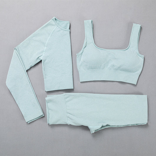Conjunto Deportivo Yoga Jacquard Elástico Premium - Image 20