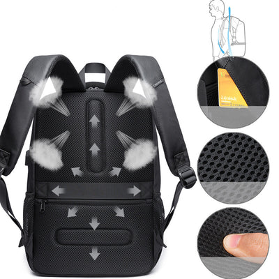 Mochila Ejecutiva Impermeable para Estudiantes y Profesionales - Image 9
