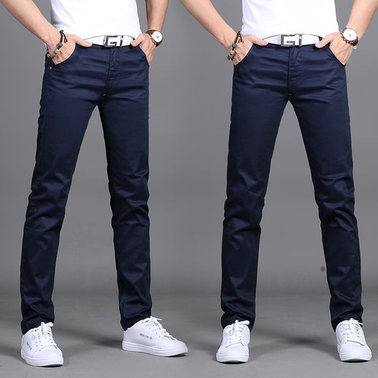 Pantalones Casuales de Corte Recto para Hombre - Image 9