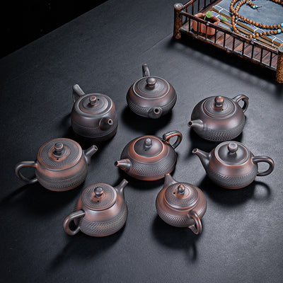 Juego de Té Kung Fu en Cerámica de Arcilla Púrpura - Image 15