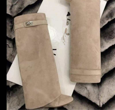 Botas de Moda Hasta la Rodilla Talla Grande - Image 14