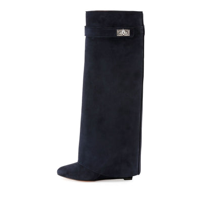 Botas de Moda Hasta la Rodilla Talla Grande - Image 17