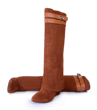 Botas de Moda Hasta la Rodilla Talla Grande - Image 33