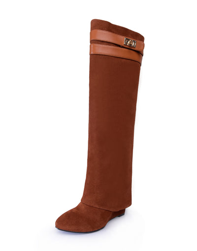 Botas de Moda Hasta la Rodilla Talla Grande - Image 34