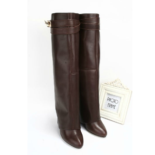 Botas de Moda Hasta la Rodilla Talla Grande - Image 41