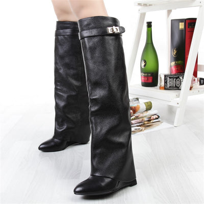 Botas de Moda Hasta la Rodilla Talla Grande - Image 52