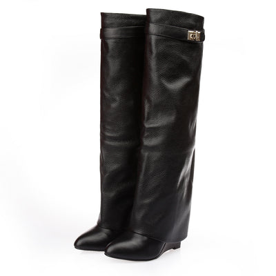 Botas de Moda Hasta la Rodilla Talla Grande - Image 55