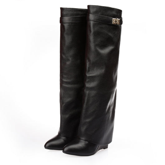 Botas de Moda Hasta la Rodilla Talla Grande - Image 55