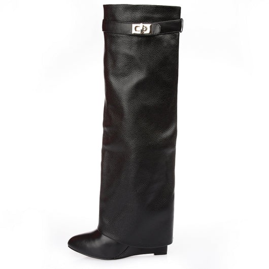 Botas de Moda Hasta la Rodilla Talla Grande - Image 56