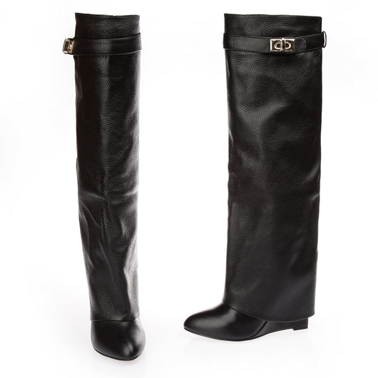 Botas de Moda Hasta la Rodilla Talla Grande - Image 58