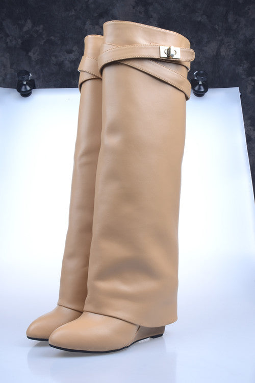 Botas de Moda Hasta la Rodilla Talla Grande - Image 64