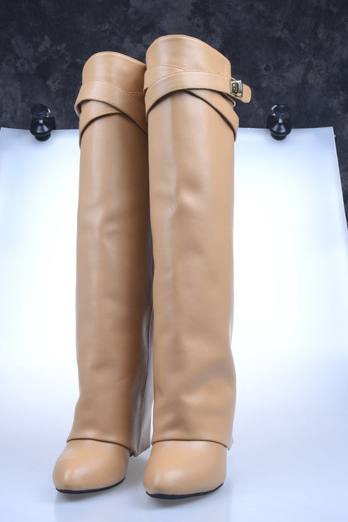 Botas de Moda Hasta la Rodilla Talla Grande - Image 65