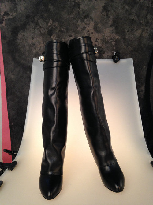 Botas de Moda Hasta la Rodilla Talla Grande - Image 74