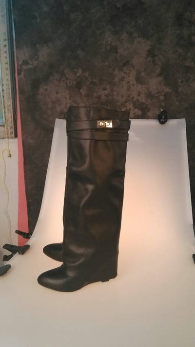 Botas de Moda Hasta la Rodilla Talla Grande - Image 78