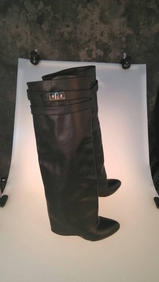 Botas de Moda Hasta la Rodilla Talla Grande - Image 81