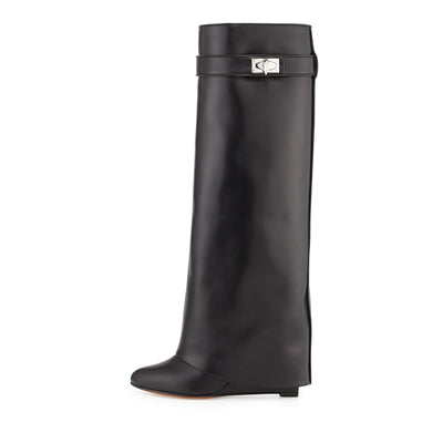 Botas de Moda Hasta la Rodilla Talla Grande - Image 91