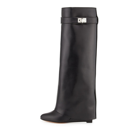 Botas de Moda Hasta la Rodilla Talla Grande - Image 91