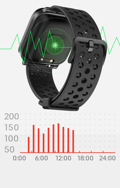 Reloj Deportivo Inteligente con Pantalla Táctil y Monitor de Frecuencia Cardíaca - Image 11