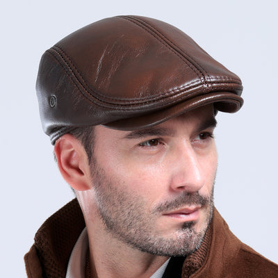 Sombreros de Cuero Casual para Hombre Maduro - Image 9