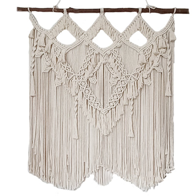 Tapiz Bohemio Tejido a Mano con Borlas - Decoración Nórdica Grande para Pared - Image 10