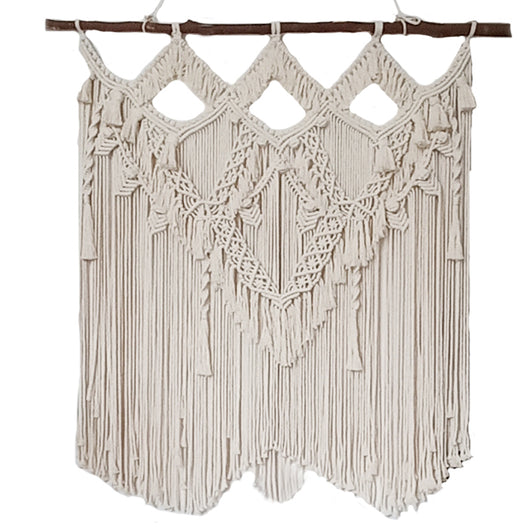 Tapiz Bohemio Tejido a Mano con Borlas - Decoración Nórdica Grande para Pared - Image 10