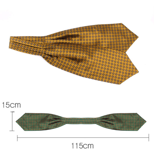Pañuelo de Seda para Hombre con Estampado Floral - Image 35