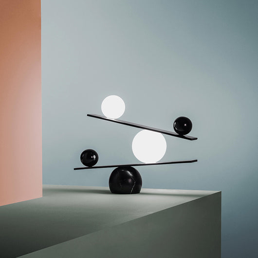Lámpara Decorativa de Mármol y Vidrio con Esfera para Hoteles y Dormitorios - Image 19