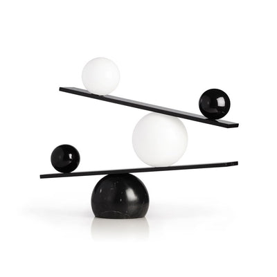 Lámpara Decorativa de Mármol y Vidrio con Esfera para Hoteles y Dormitorios - Image 20