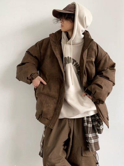Abrigo de Cuero PU Retro Urbano para Hombre - Image 9