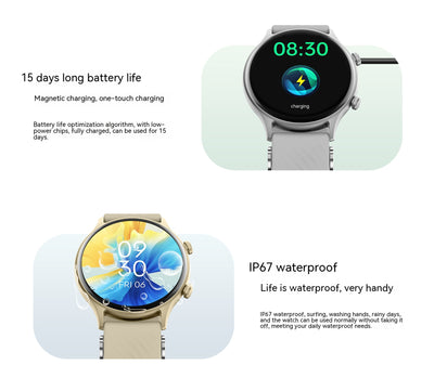 Reloj Inteligente con Monitor de Oxígeno y Llamadas Bluetooth - Image 19
