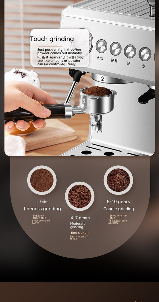 Cafetera Italiana Automática con Molinillo Integrado para Café Recién Molido - Image 14