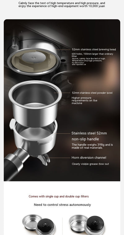 Cafetera Italiana Automática con Molinillo Integrado para Café Recién Molido - Image 16