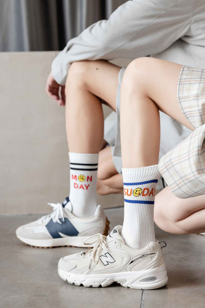 Calcetines Deportivos Largos Estilo College Ins Tide para Usar Fuera - Image 18