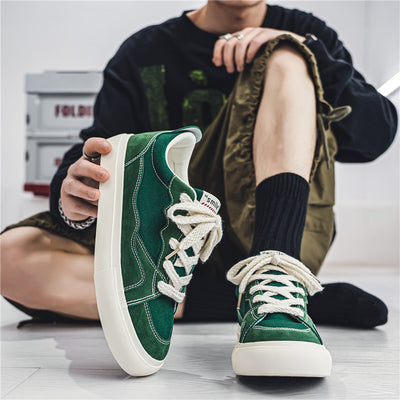 Zapatos de Lona para Hombre Transpirables Versátiles Tenis Casuales - Image 11