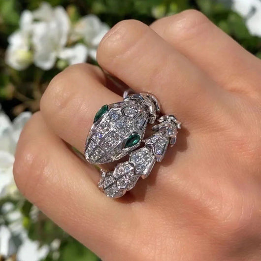 Anillo de Hueso de Serpiente para Mujer - Diseño Moderno y Elegante - Image 18