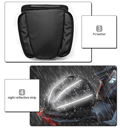 Bolso Crossbody Impermeable para Motocicleta - Cuero Microfibra Multifuncional - Image 10