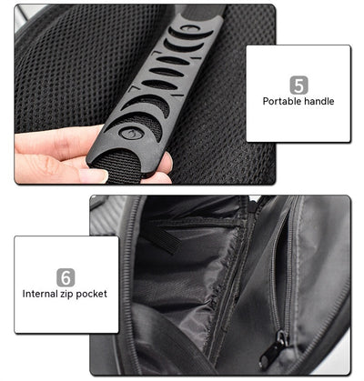 Bolso Crossbody Impermeable para Motocicleta - Cuero Microfibra Multifuncional - Image 11