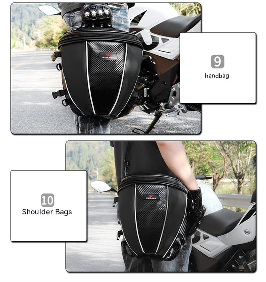 Bolso Crossbody Impermeable para Motocicleta - Cuero Microfibra Multifuncional - Image 13
