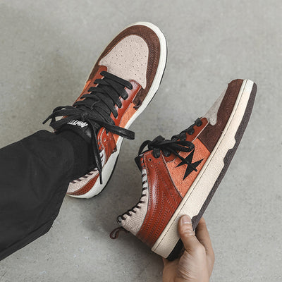 Zapatillas Deportivas Casuales de Gamuza con Parches para Hombre - Invierno - Image 17
