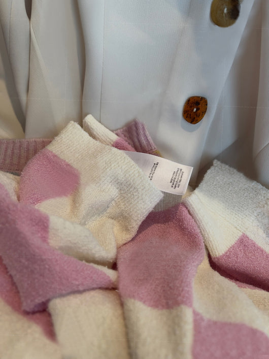 Suéter de Algodón Orgánico con Patrón Ajedrez y Combinación de Colores para Mujer - Image 22