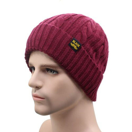 Gorro Tejido Europeo Hombre - Abrigo Otoño e Invierno - Image 12