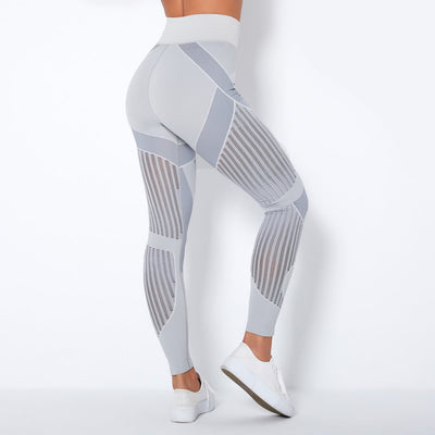 Leggins de Yoga Tejido Mesh Transpirable, Cintura Alta y Levantacaderas - Image 12